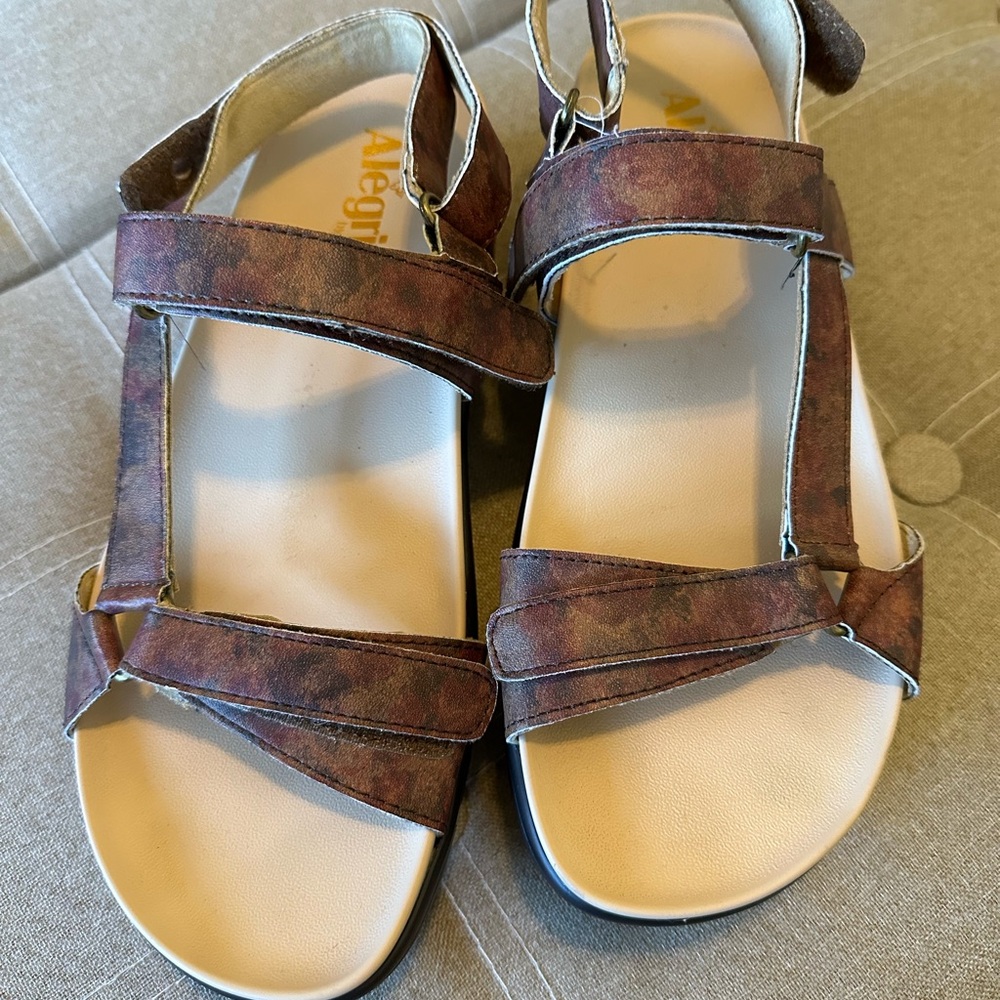 Women’s Alegria Brown Sandals
